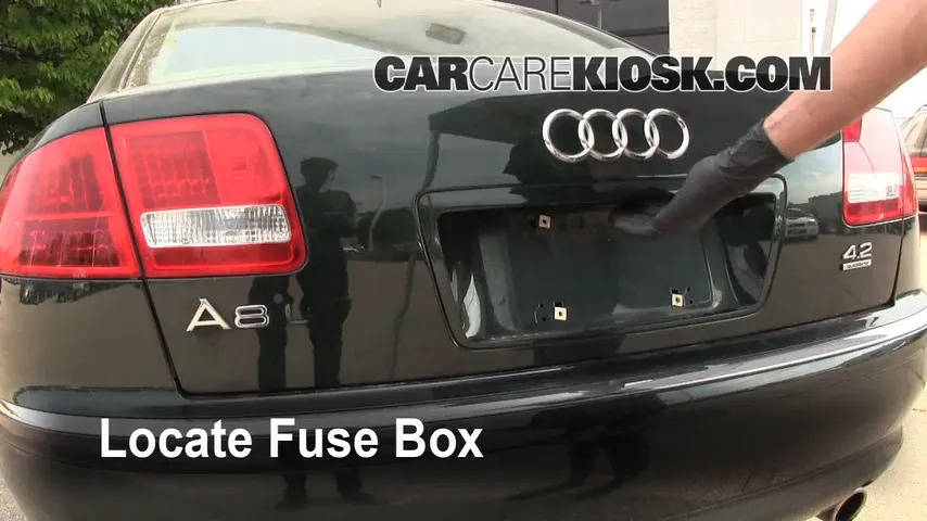 Blown Fuse Check 2004 Audi A8 Quattro L 4.2L V8